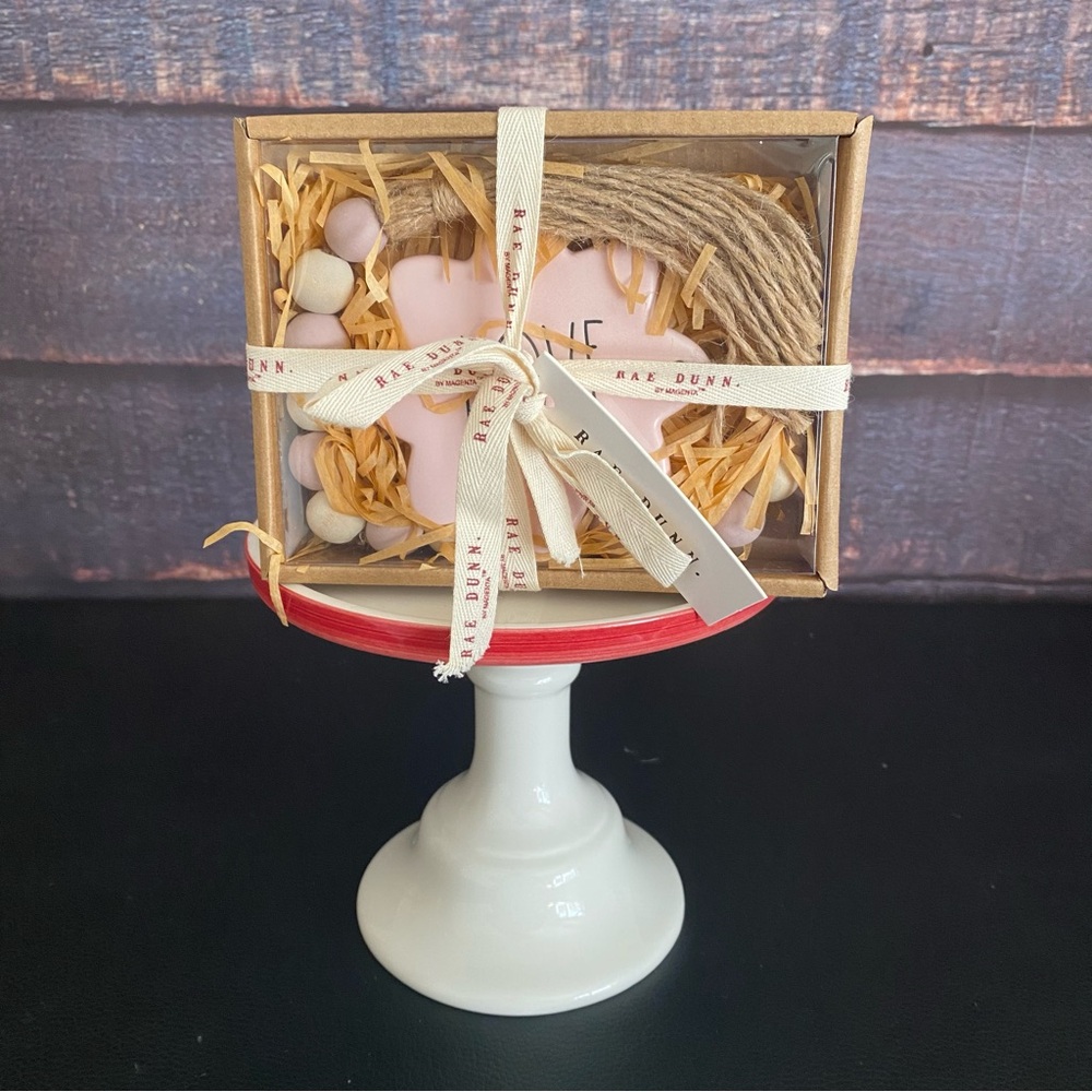 Rae Dunn Love Ceramic and Wooden Bead Garland